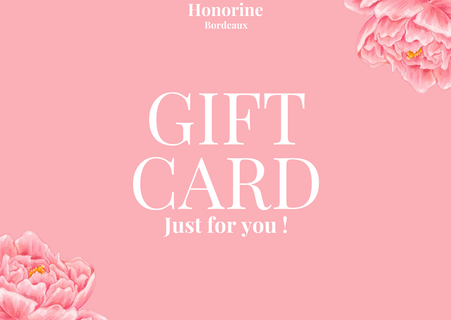 Carte Cadeau Honorine