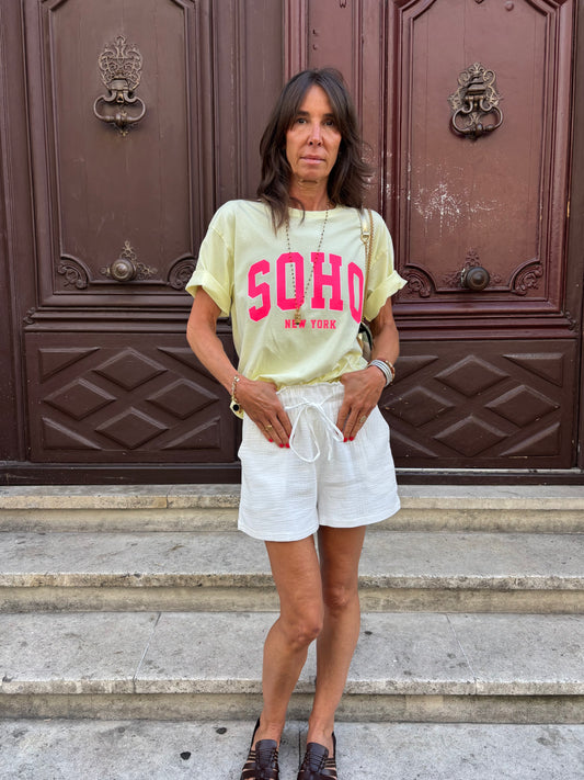 Short Nuage Blanc