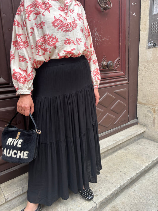 Jupe Noir Intemporel