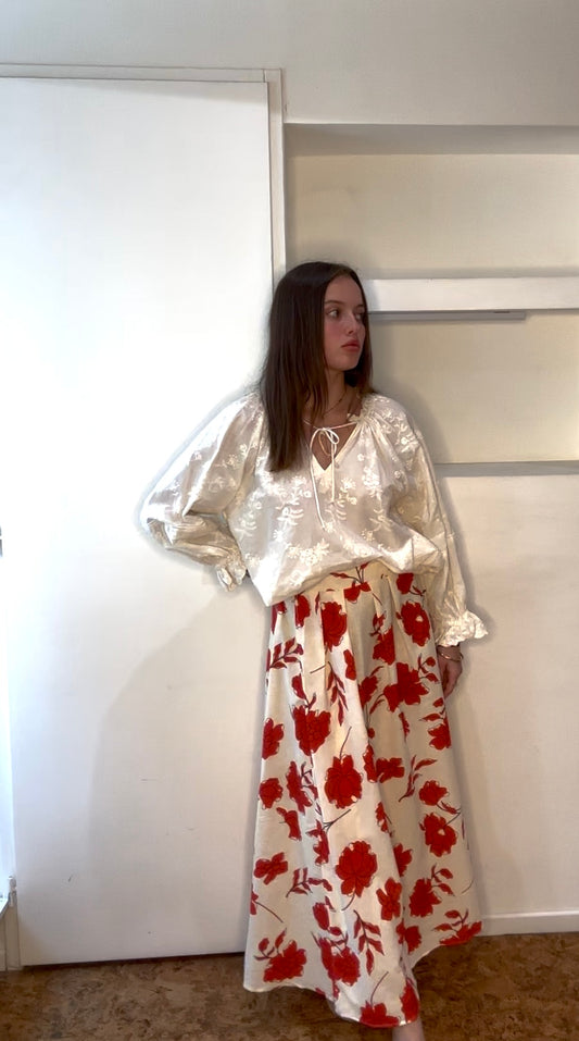 Jupe Rouge d’Été