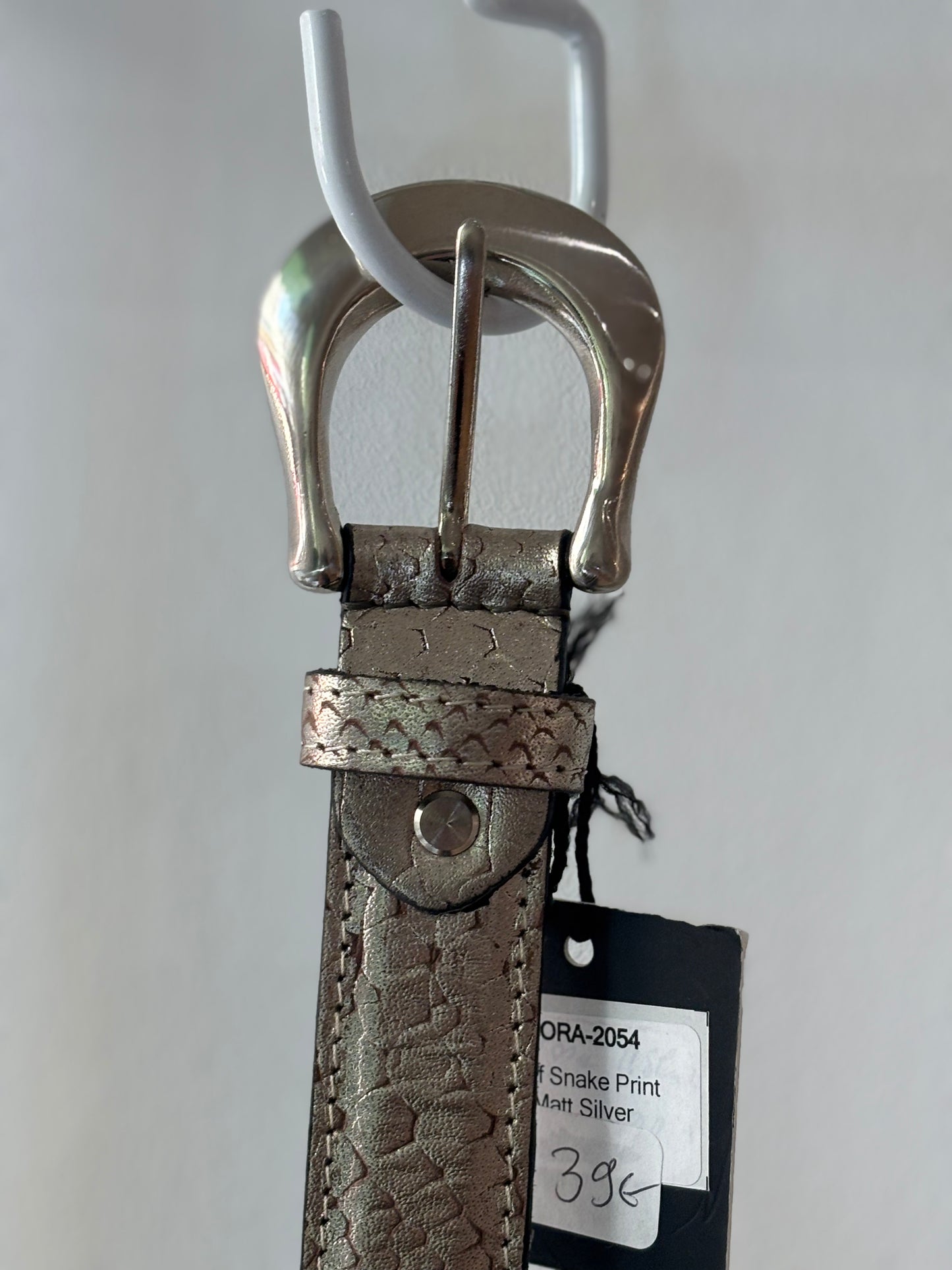 Ceinture Snake Silver