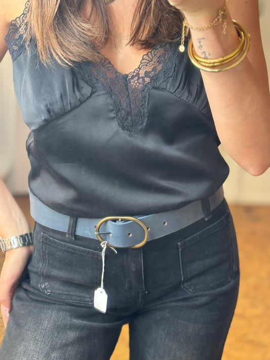 Ceinture bleu nuit