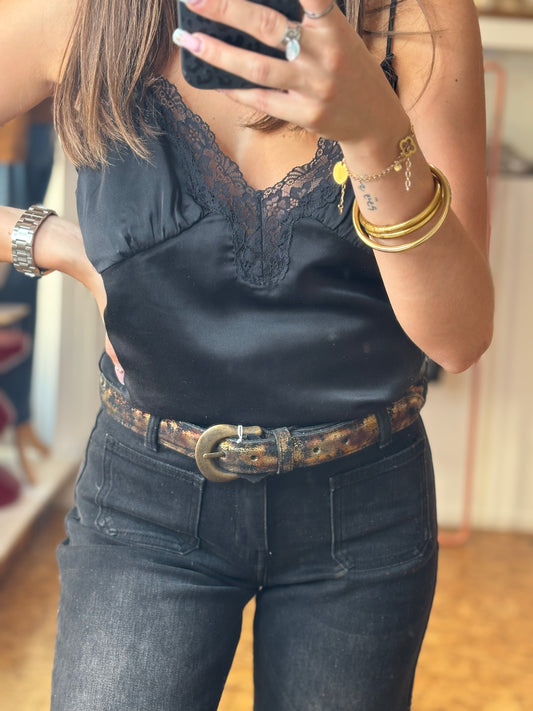 Ceinture or noir